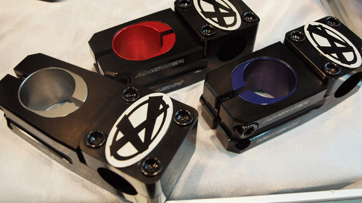 ANSWER BMX Stem Dual Length Mini 1" (Black) - Pedal Champ