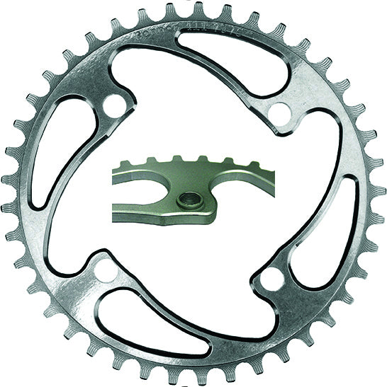 RENNEN 4 BOLT 104 THREADED CHAINRING - Pedal Champ