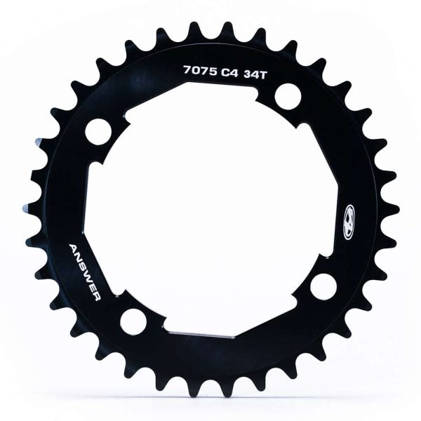Answer Typhoon C4 4-bolt Chainring - Pedal Champ