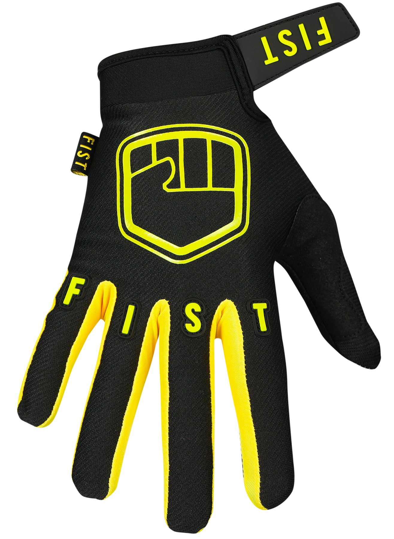 FIST FLURO YELLOW Gloves (Adult) - Pedal Champ