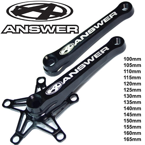 ANSWER ALLOY MINI JUNIOR CRANKS Pedal Champ