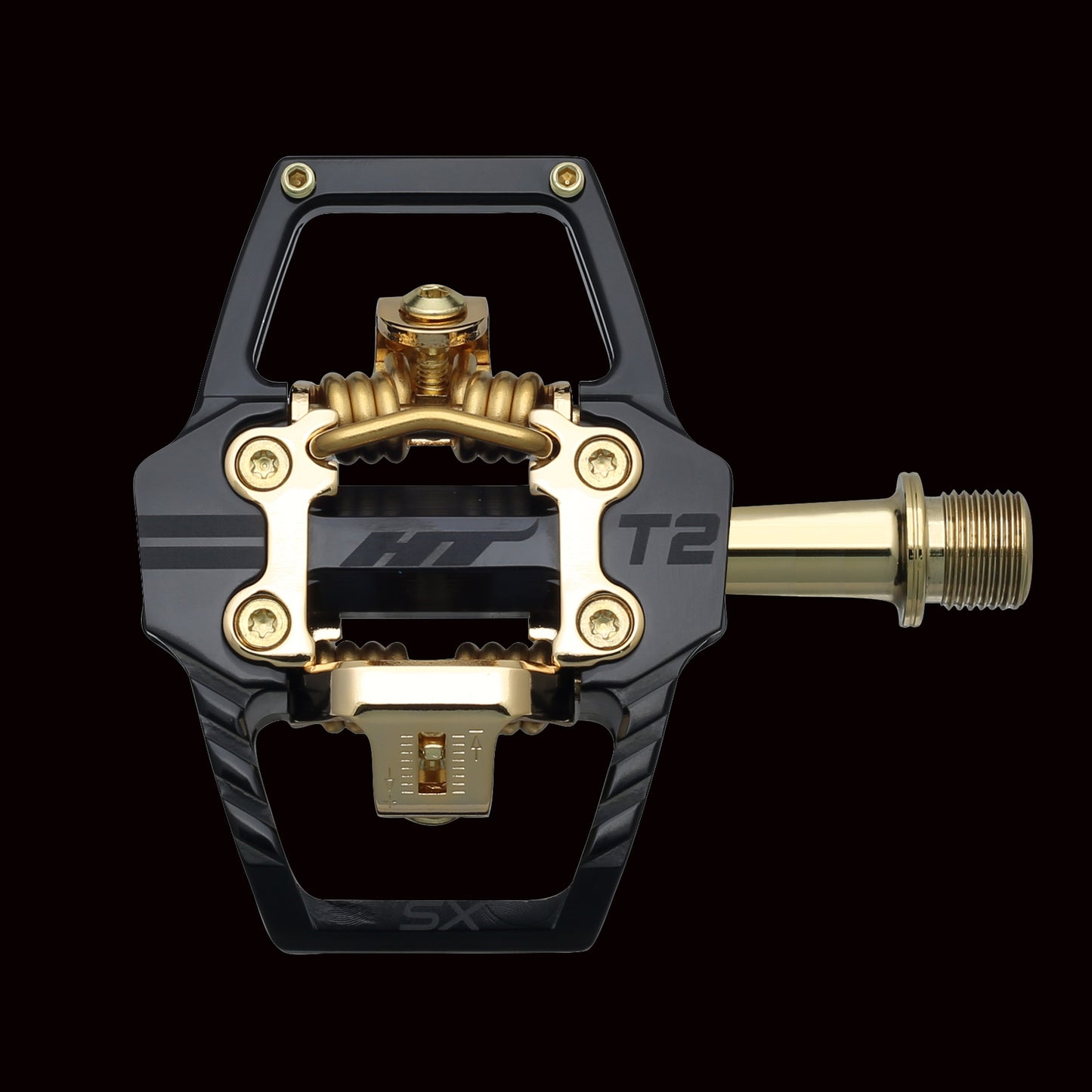 HT T2-SX Pedals - Stealth Gold Limited Edition