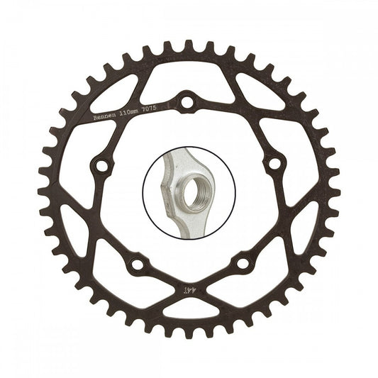 RENNEN 5 BOLT 110 THREADED CHAINRING