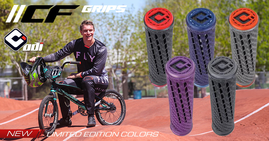 ODI CF FLANGELESS LOCK-ON GRIPS (5 Colours)