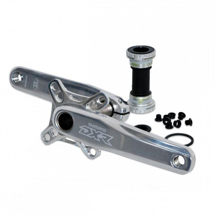 SHIMANO DXR FC-MX71 Crank Set Silver - Pedal Champ