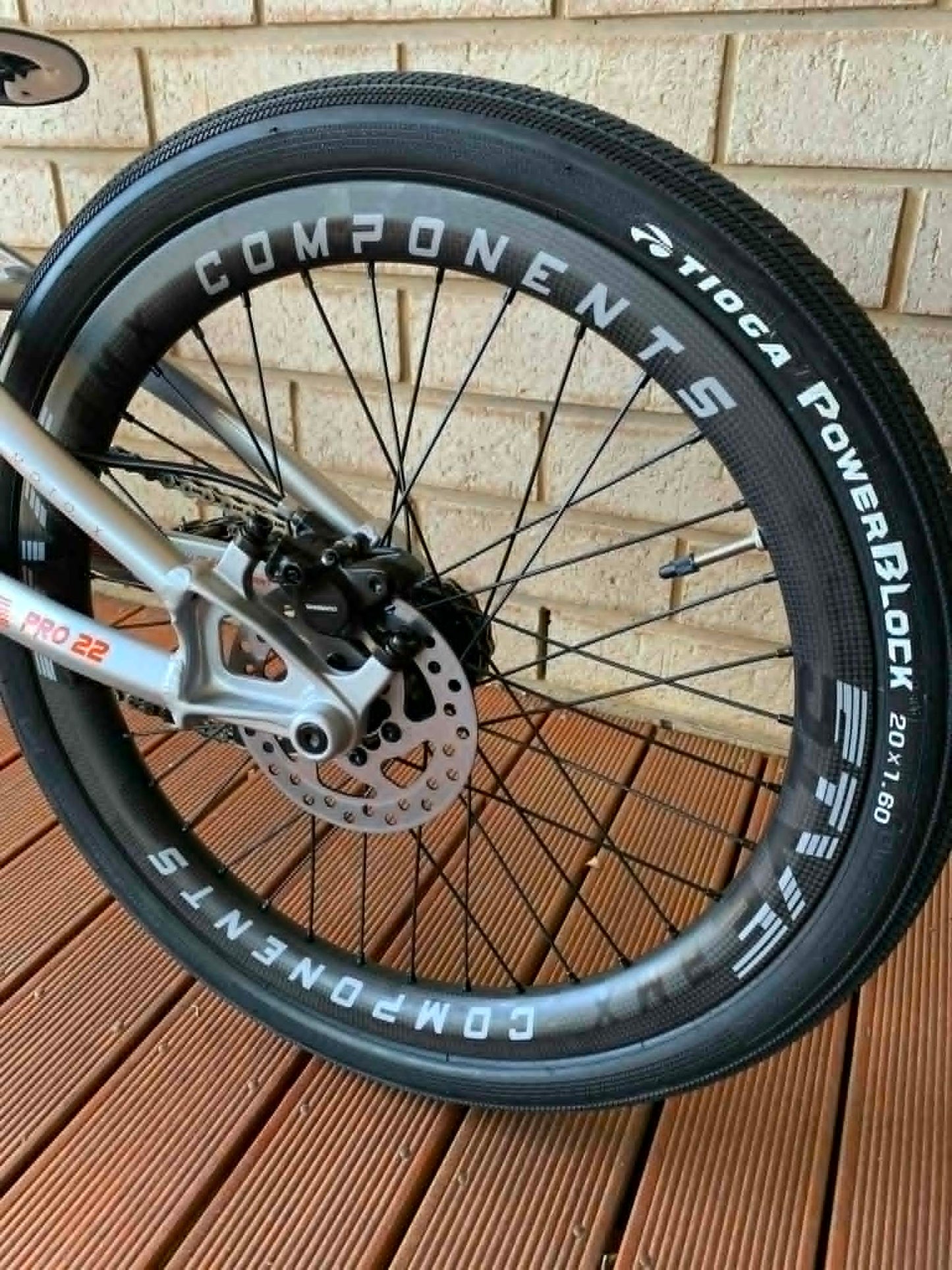 Custom BMX Race Wheelset - Pedal Champ