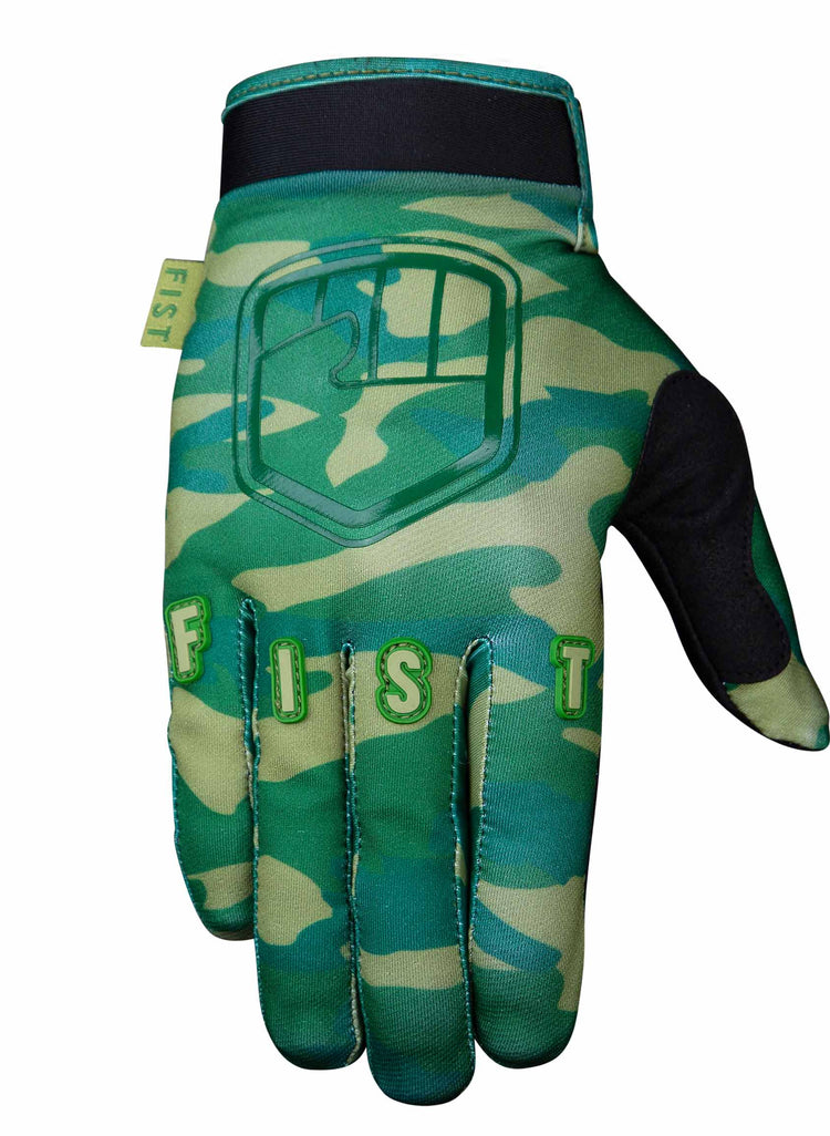 FIST CAMO GREEN Gloves (Adult) - Pedal Champ