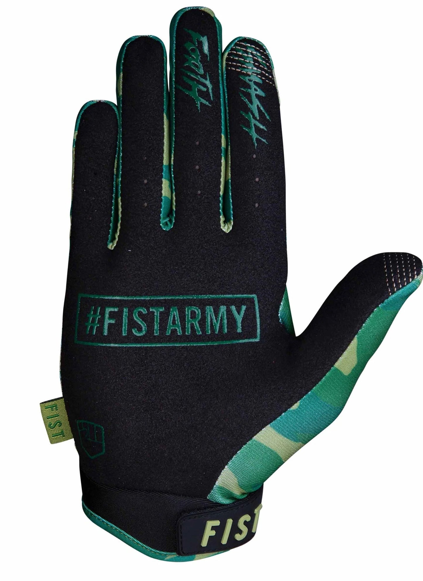 FIST CAMO GREEN Gloves (Adult) - Pedal Champ