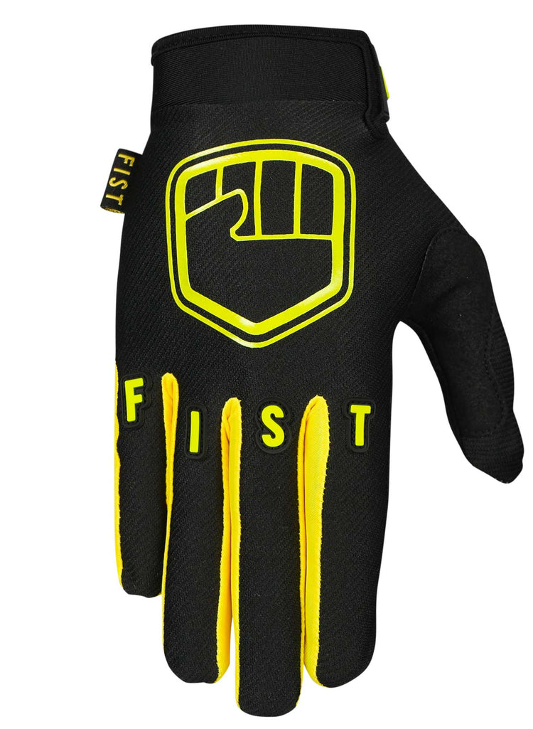 FIST  FLURO YELLOW Gloves (Adult) - Pedal Champ