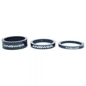 ANSWER  Carbon Headset Spacer (Set of 3) - Pedal Champ