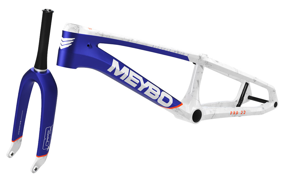 Meybo 2026.5 HSX Frame + Fork Matte Navy / Orange / White