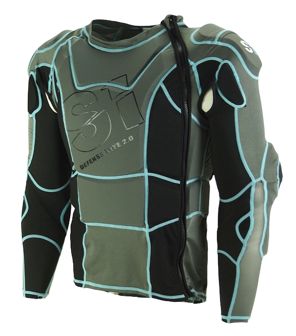 S1 Elite Hi Impact Race Safety Jacket V2 Blue Youth - Pedal Champ