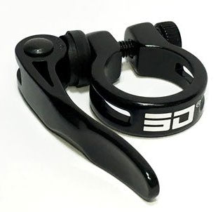 SD Quick Release Seat Clamp Black - Pedal Champ