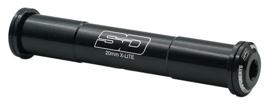 SD-X Lite 20mm Front Axle Universal Black - Pedal Champ