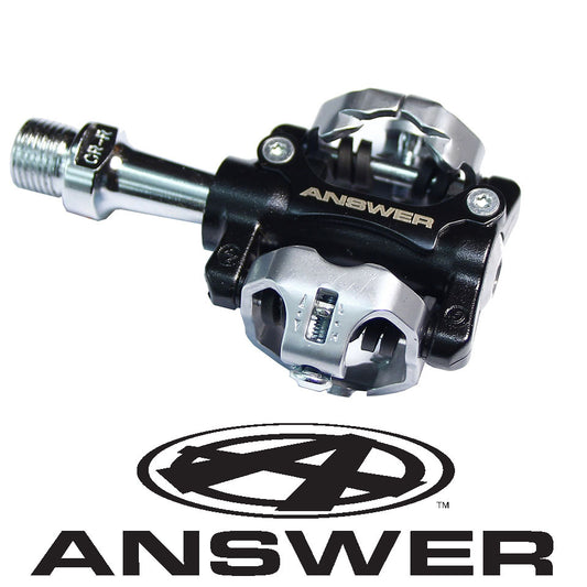 ANSWER POWER BOOSTER JUNIOR CLIP PEDALS (BLACK) - Pedal Champ