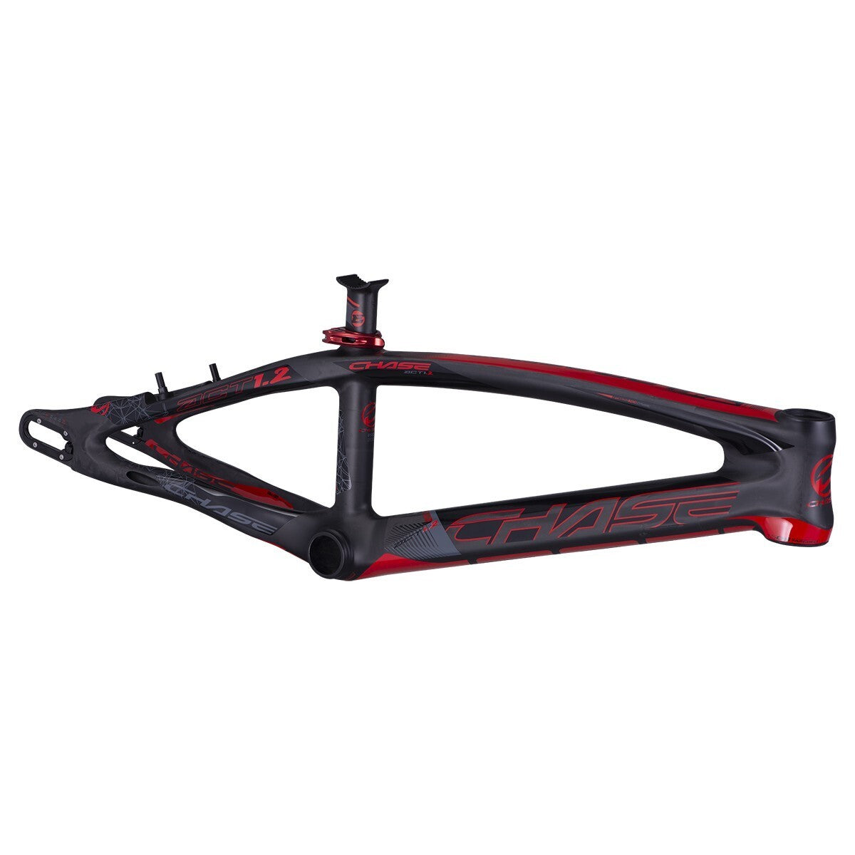 CHASE ACT 1.2 CARBON FRAME PRO-XXL+ 21.75"TT (BLACK/RED) - Pedal Champ