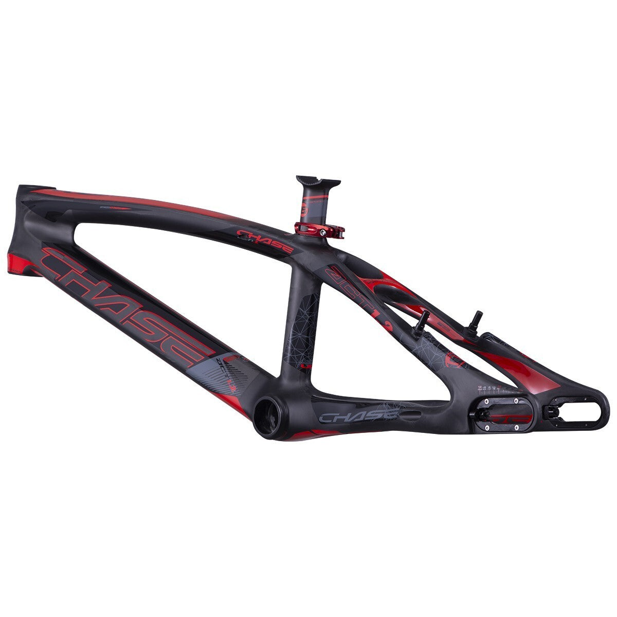 CHASE ACT 1.2 CARBON FRAME PRO-XXL+ 21.75"TT (BLACK/RED) - Pedal Champ