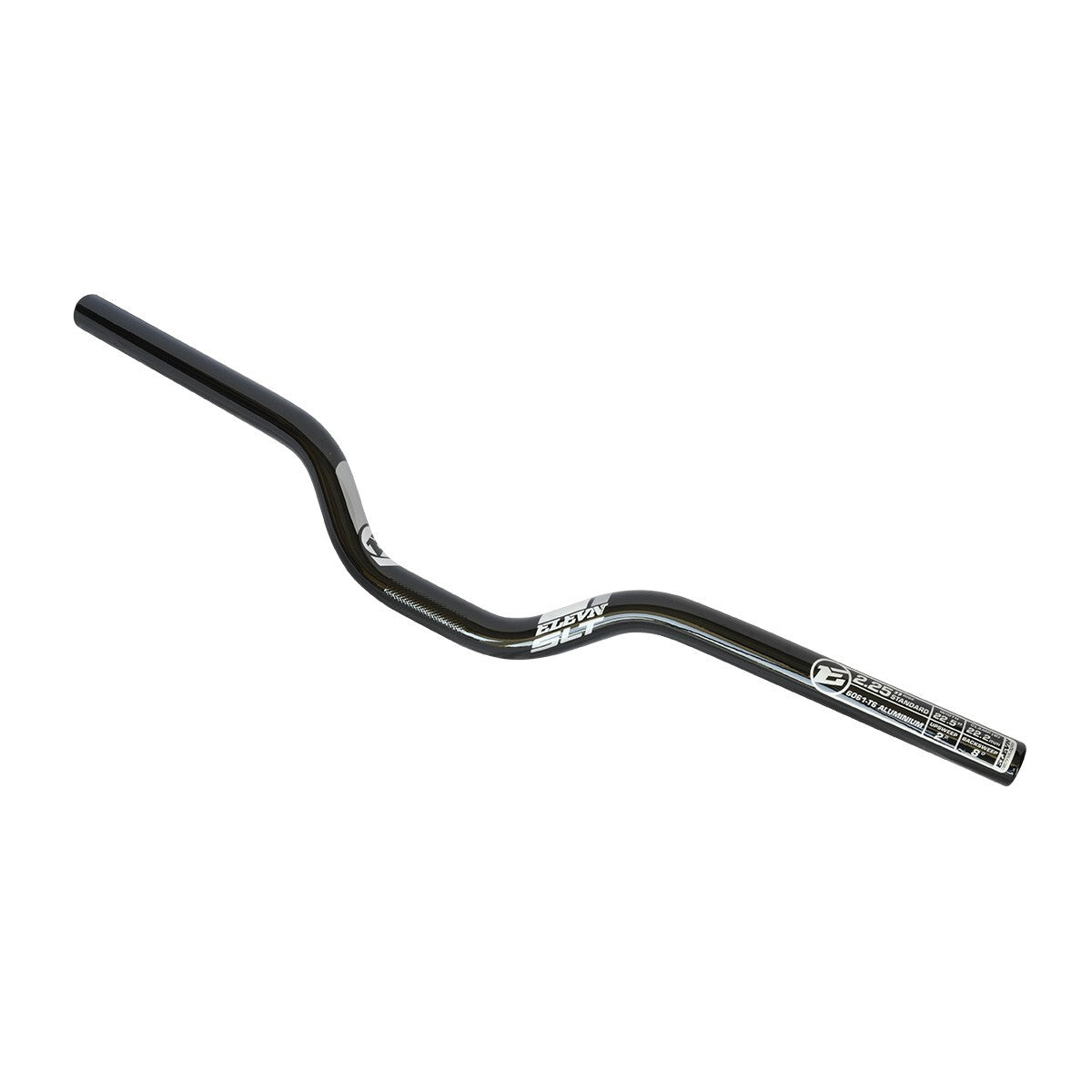 ELEVN 2.25" SLT 22.2MM ALLOY BAR V-2 (BLACK/WHITE) - Pedal Champ