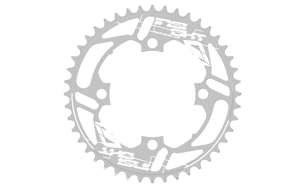 INSIGHT 4 BOLT CHAINRING 104MM BCD (SILVER 34T-44T) - Pedal Champ