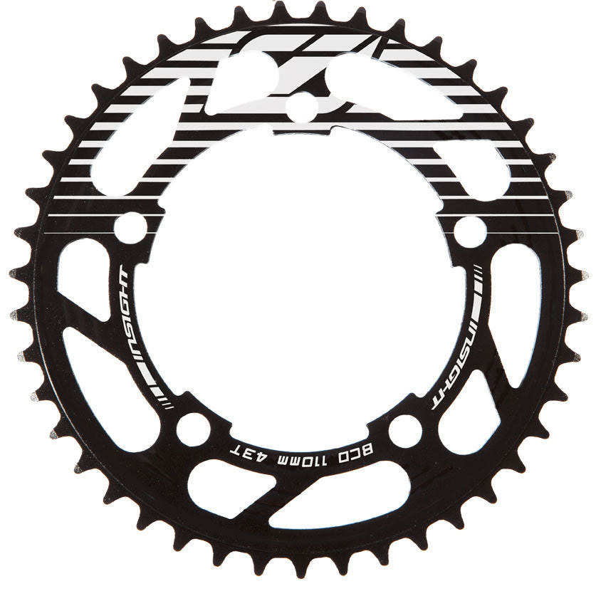 INSIGHT 5 BOLT CHAINRING 110MM BCD (BLACK 34T-44T) - Pedal Champ