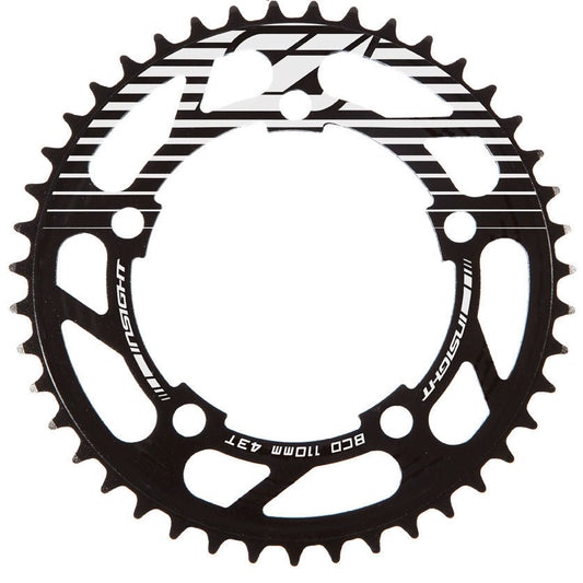 INSIGHT 5 BOLT CHAINRING 110MM BCD (BLACK 34T-44T) - Pedal Champ