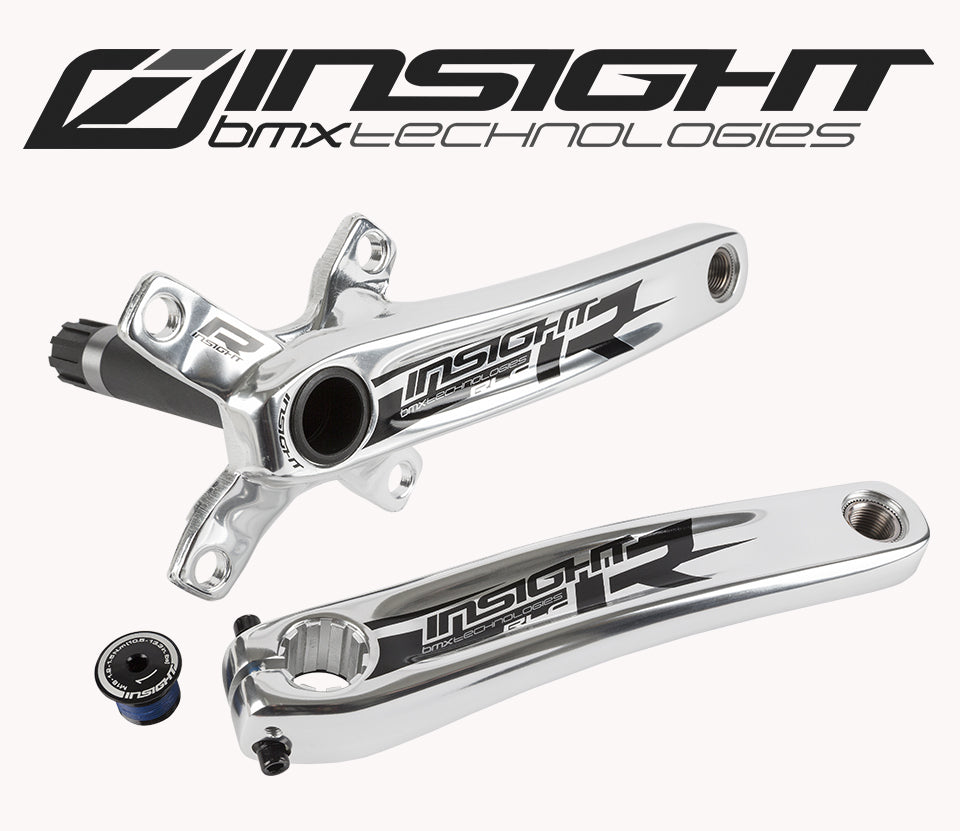 INSIGHT RLC 4 Bolt Alloy Crank Set (POLISHED) - Pedal Champ