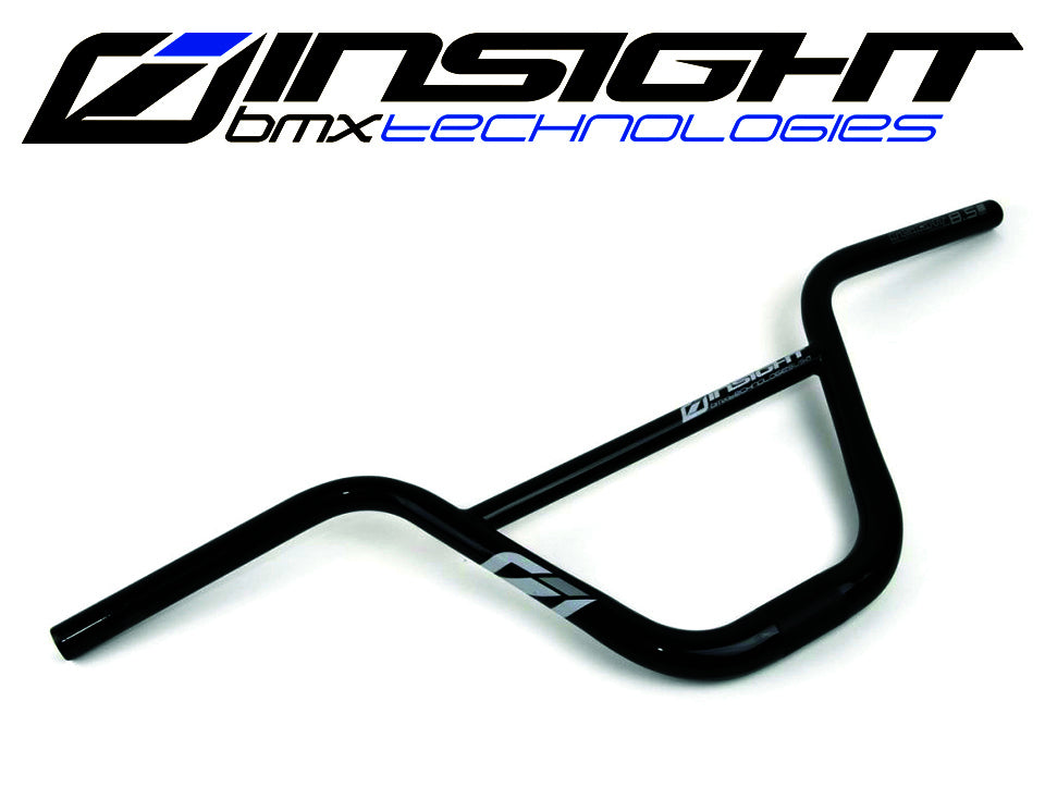 INSIGHT PRO CRO-MO HANDLEBAR 31.8MM  (BLACK) - Pedal Champ