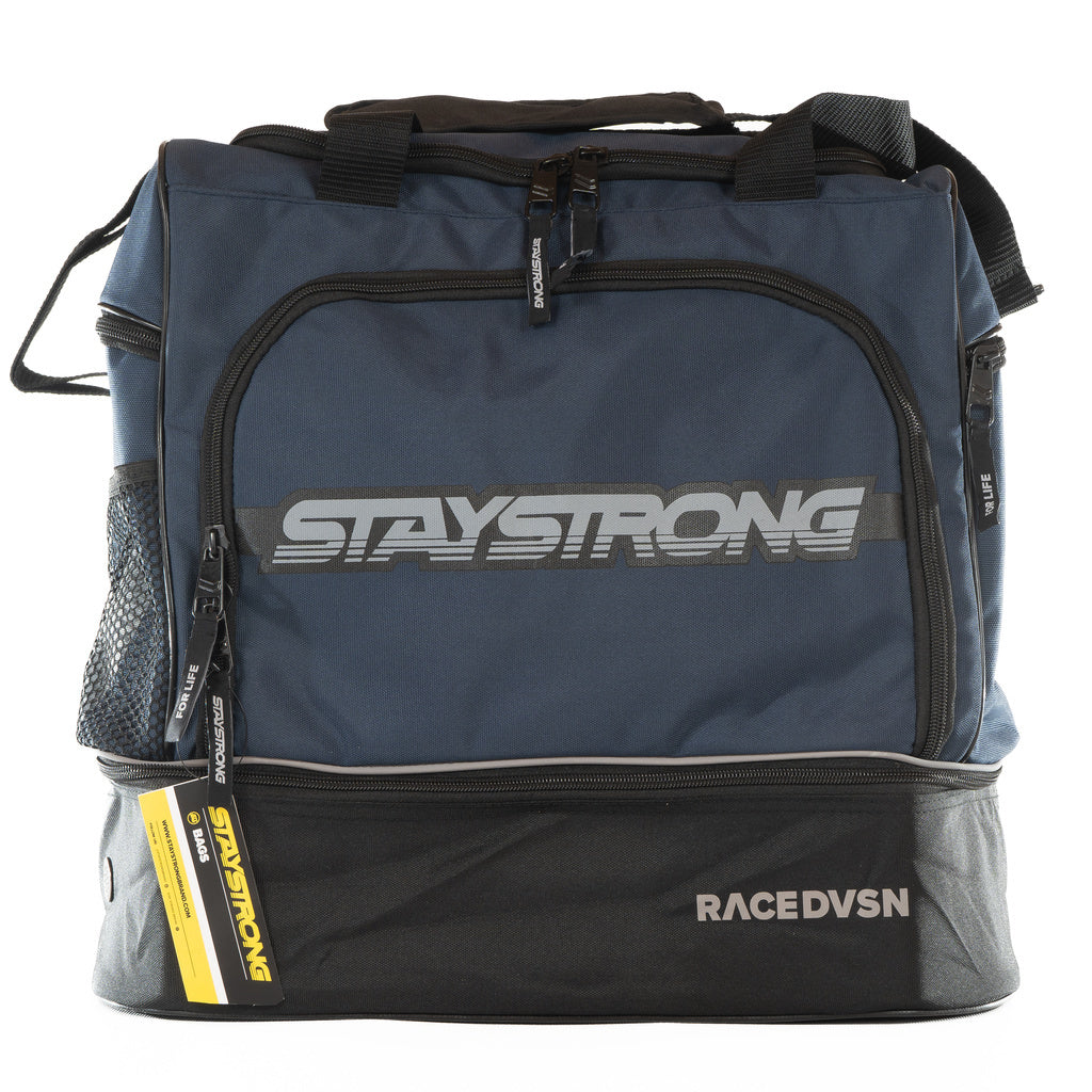 STAYSTRONG CHEVRON HELMET-KIT BAG (NAVY) - Pedal Champ