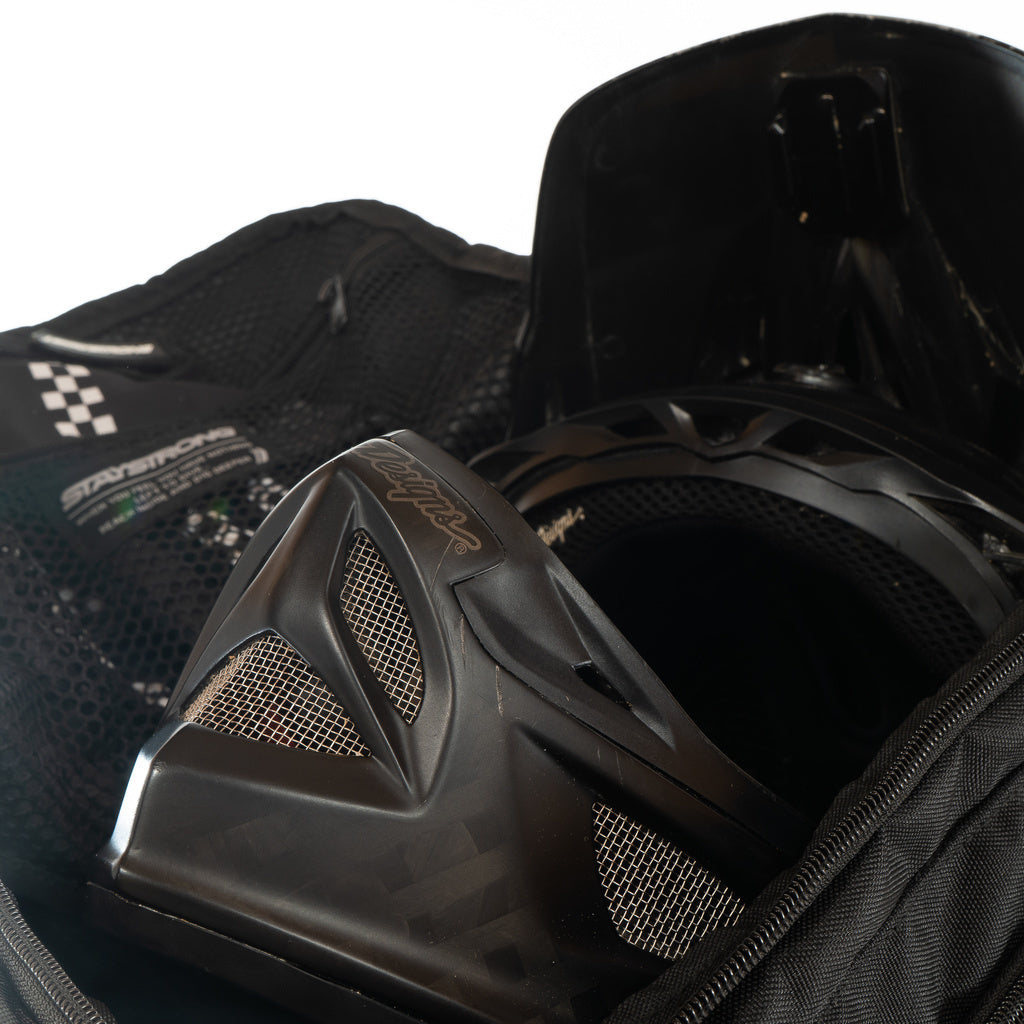 STAYSTRONG CHEVRON HELMET-KIT BAG (BLACK) - Pedal Champ