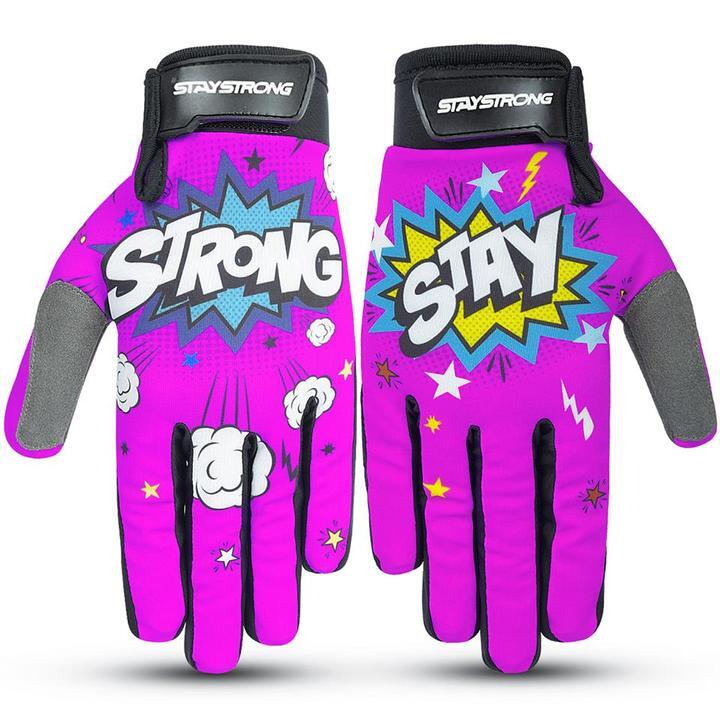 STAYSTRONG POW GLOVE (PINK) - Pedal Champ