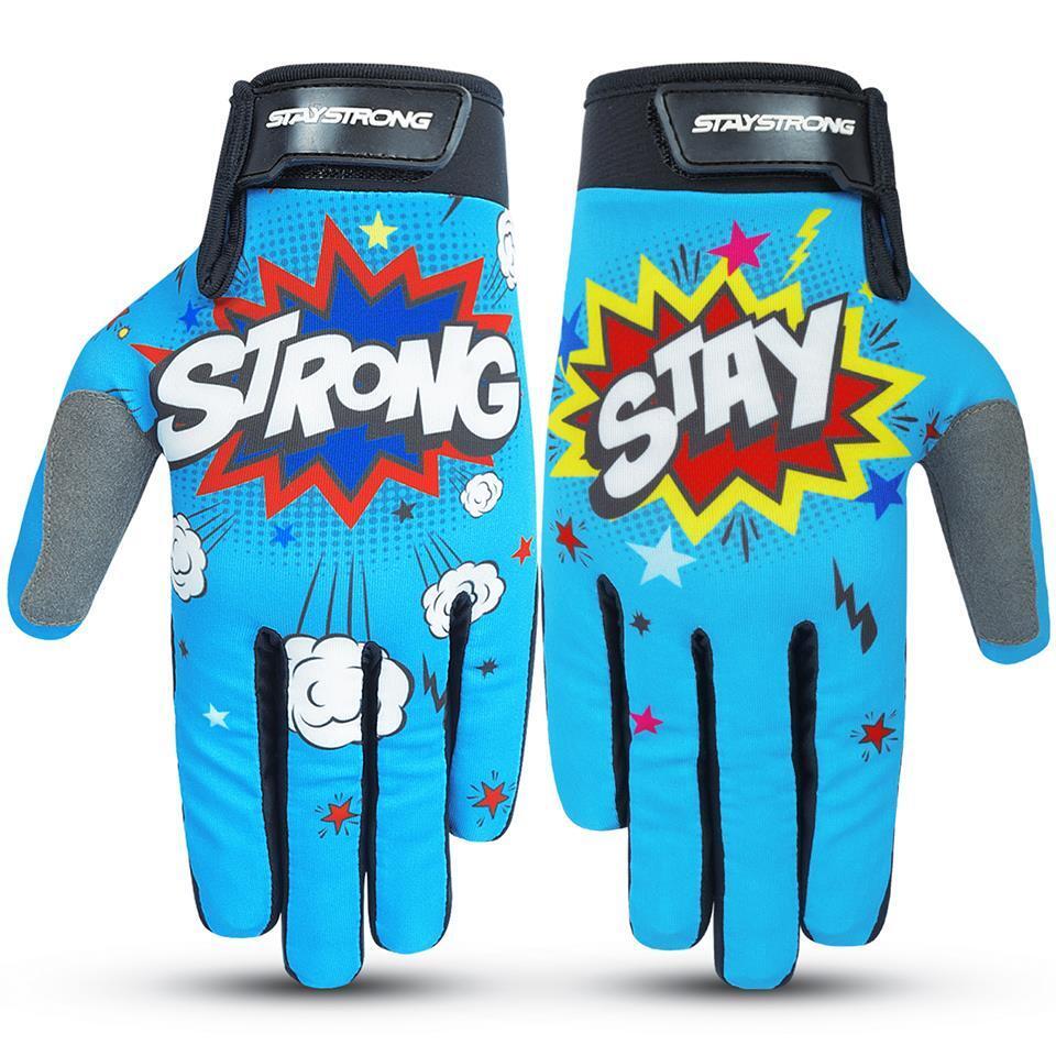 STAYSTRONG POW GLOVE TEAL - Pedal Champ