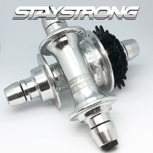 STAYSTRONG REACTIV HUB SET 36H (POLISHED) - Pedal Champ