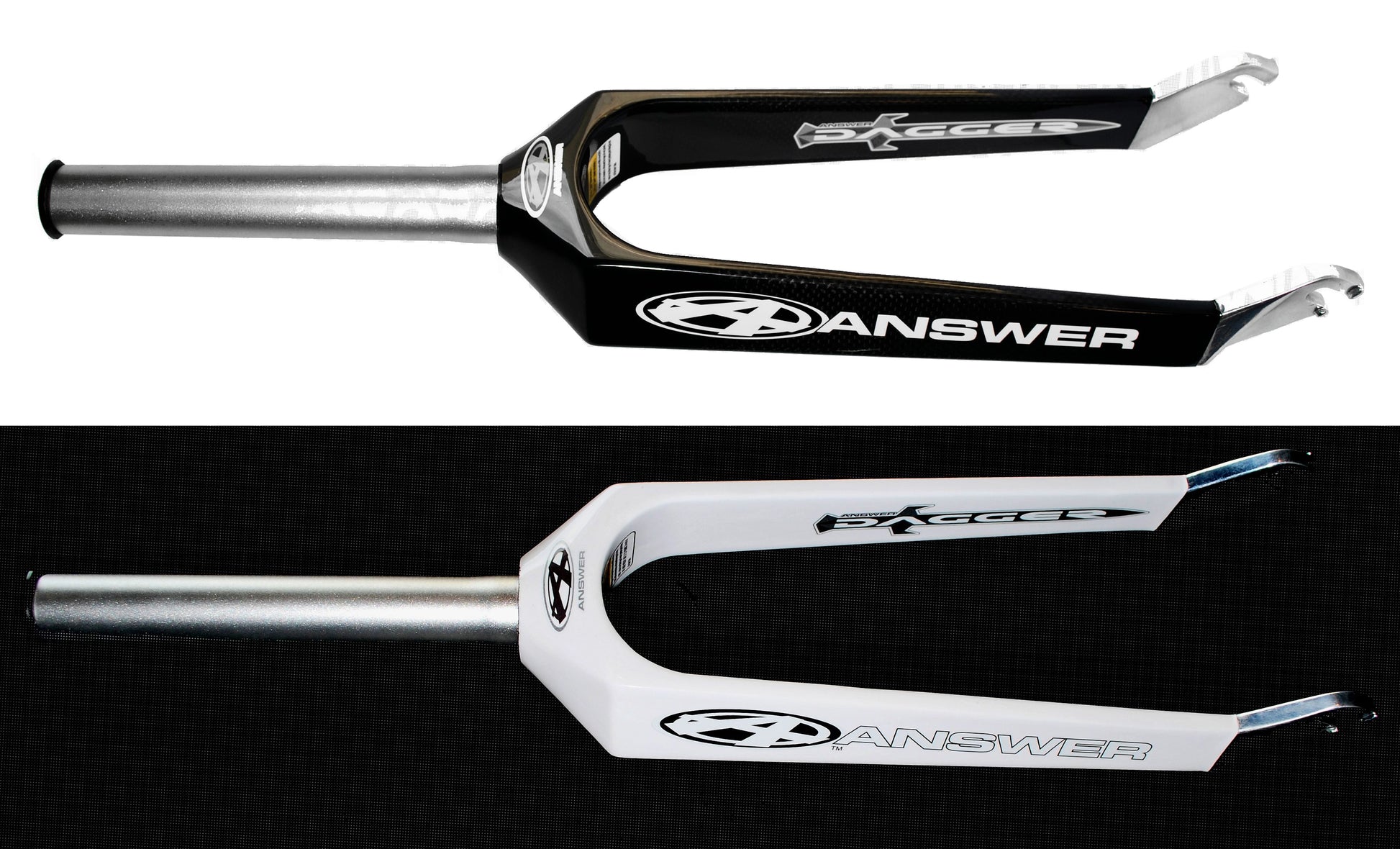 ANSWER DAGGER CARBON FORK PRO-20" 10MM (WHITE ONLY) - Pedal Champ